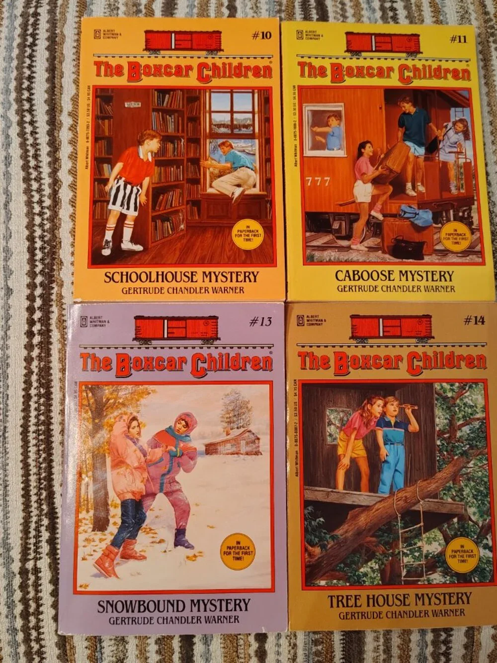 Lot 10 The Boxcar Children Chapter Books 2 3 4 5 6 7 10 11 13 14 Warner